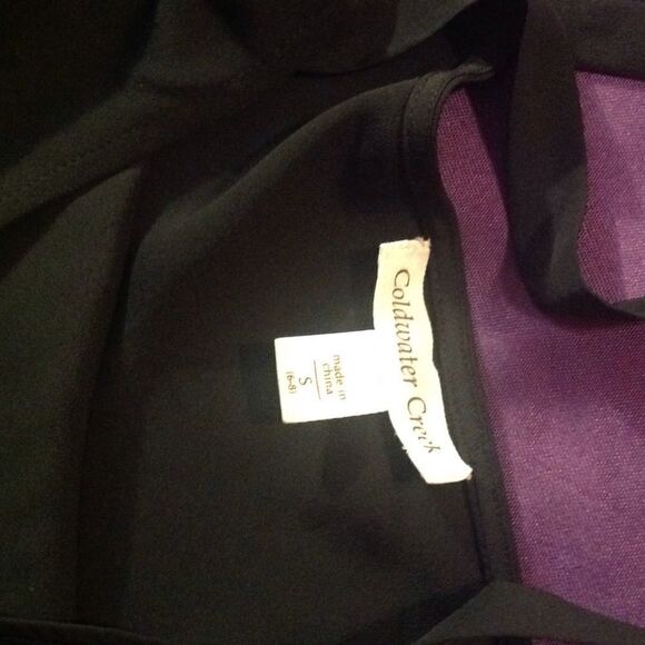 Ladies size small cami with sheer coverup in black - Picture 6 of 8